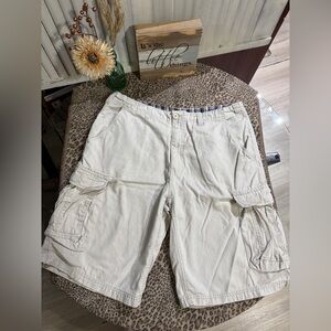 Men's Casual Cargo Shorts - Light Beige